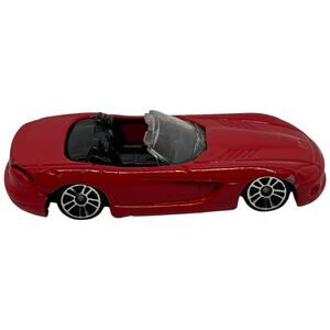 "Vintage Maisto Dodge Viper SR-10 Convertible Diecast Car - Red Sports Car 1:64"